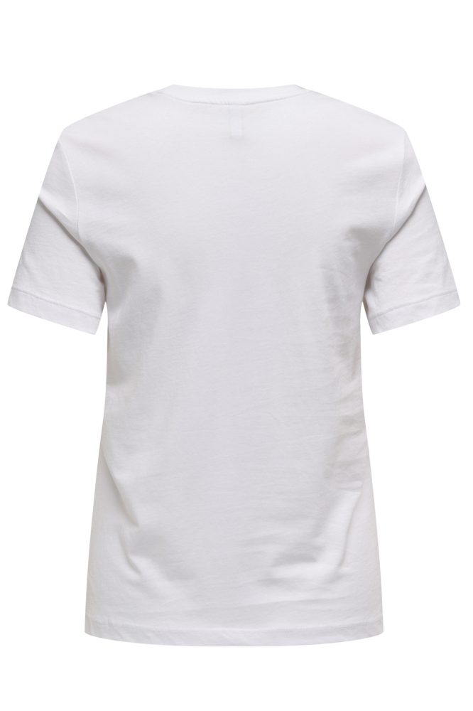 ONLEMMA LIFE REG S/S LADY TOP BOX J 15329752 BRIGHT WHITE/BOW